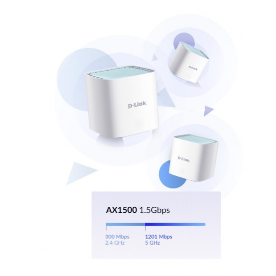 Router D-Link EAGLE PRO AI AX1500 Mesh System M15-3