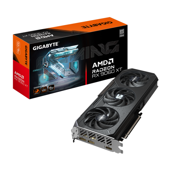 Placa video GigaByte Radeon RX 9060 XT GAMING OC 8G GV-R9060XTGAMING OC-8GD