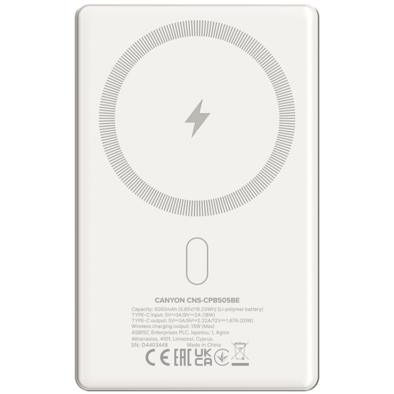 Acumulator Canyon  CNS-CPB505BE
