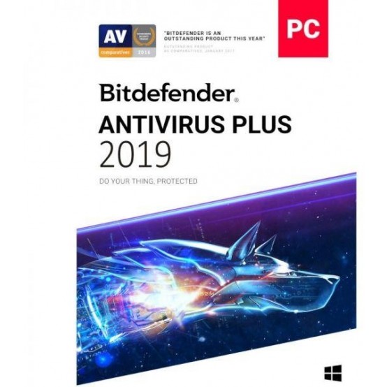 Antivirus BitDefender Antivirus Plus, 1 an, 1 dispozitiv, scratch card AV03ZZCSN1201HEN