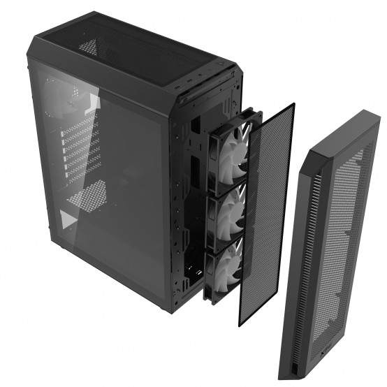 Carcasa XPG Air Plus Black CAXPVALAIRPLUSBK