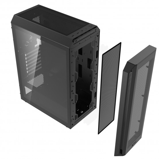 Carcasa XPG Air Plus Black CAXPVALAIRPLUSBK