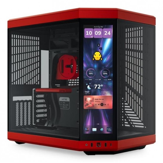 Carcasa HYTE Y70 Touch Infinite Black Cherry CS-HYTE-Y70TTI-RB