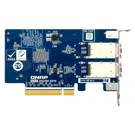 Placa de retea QNAP  QXG-25G2SF-E810