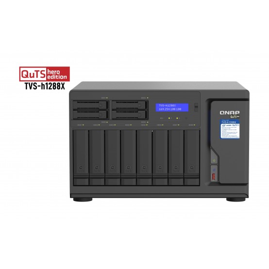 NAS QNAP  TVS-h1288X-W1250-16G
