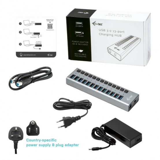Hub iTec  U3CHARGEHUB13US