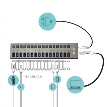 Hub iTec  U3CHARGEHUB16