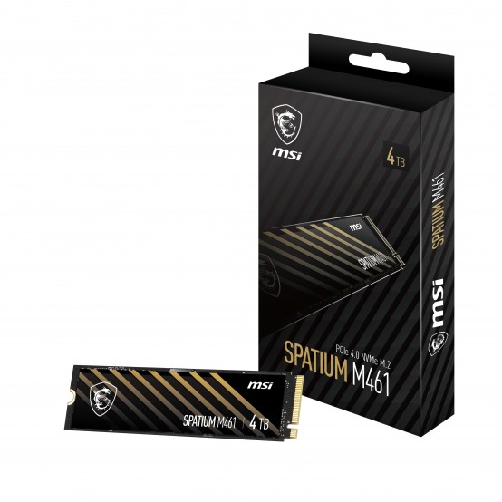 SSD MSI SPATIUM M461 PCIe 4.0 NVMe M.2 4TB S78-440R030-P83