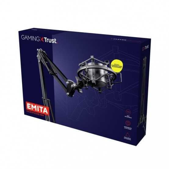 Suport Trust GXT 253 Emita Streaming Microphone Arm TR-22563