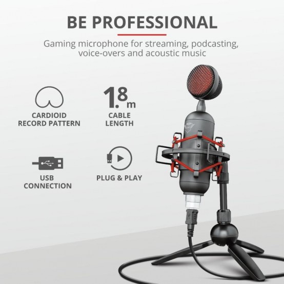 Microfon Trust GXT 244 Buzz USB Streaming Microphone TR-23466