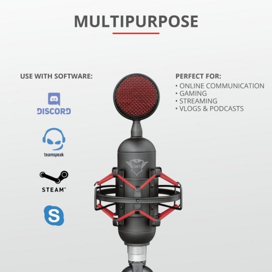 Microfon Trust GXT 244 Buzz USB Streaming Microphone TR-23466