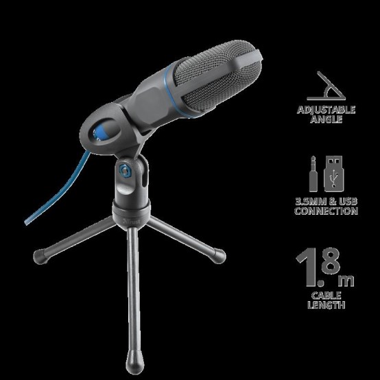 Microfon Trust Mico USB Microphone for PC and laptop TR-23790
