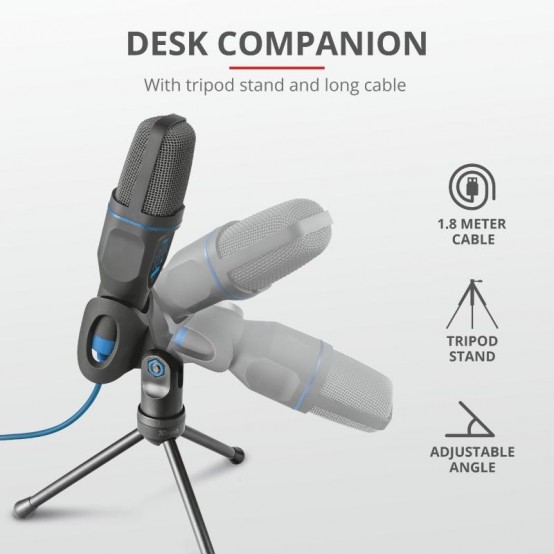 Microfon Trust Mico USB Microphone for PC and laptop TR-23790