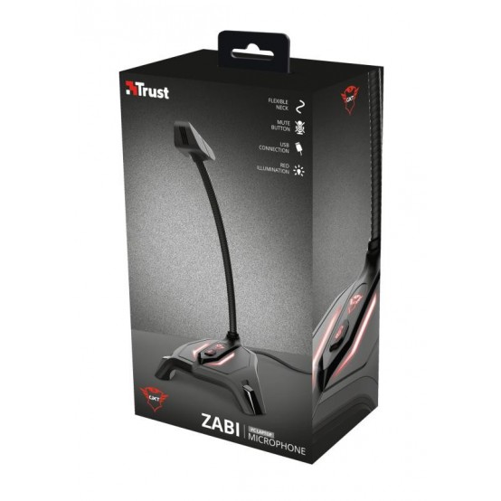 Microfon Trust GXT 215 Zabi LED-Illuminated USB Gaming Microphone TR-23800