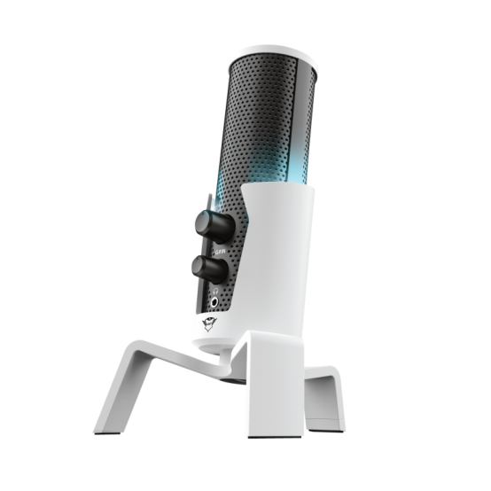Microfon Trust GXT 258W Fyru USB 4-in-1 streaming microphone - White TR-24257