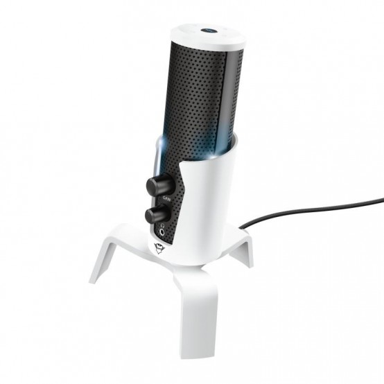 Microfon Trust GXT 258W Fyru USB 4-in-1 streaming microphone - White TR-24257
