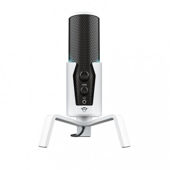 Microfon Trust GXT 258W Fyru USB 4-in-1 streaming microphone - White TR-24257