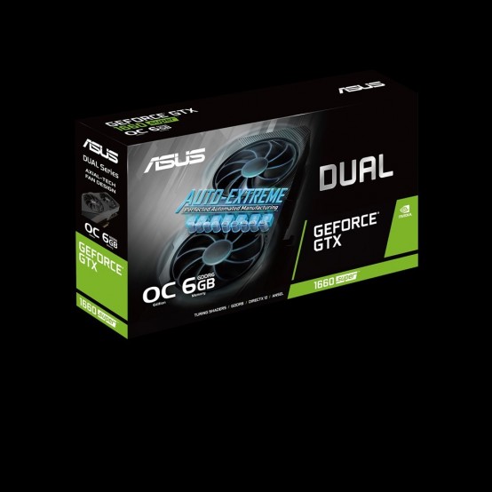 Placa video ASUS DUAL-GTX1660S-O6G-EVO