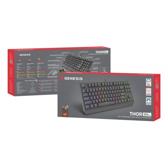 Tastatura Genesis Thor 230 TKL NKG-2079