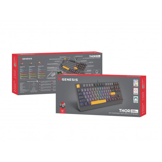 Tastatura Genesis Thor 230 TKL NKG-2082