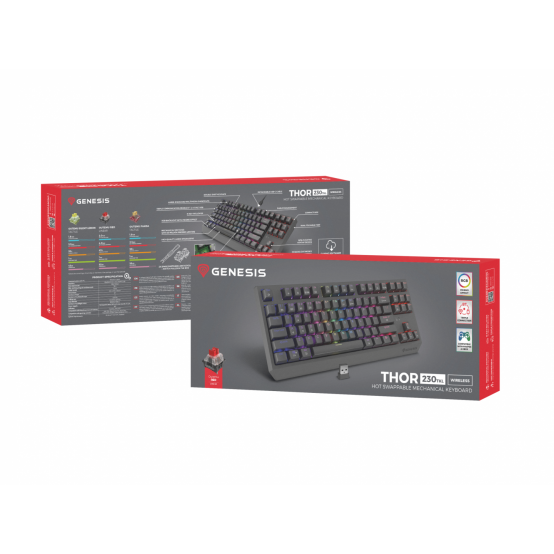 Tastatura Genesis Thor 230 TKL NKG-2106