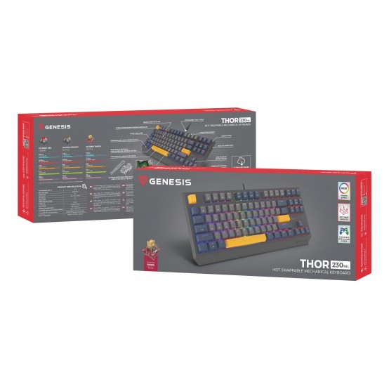 Tastatura Genesis Thor 230 TKL NKG-2164