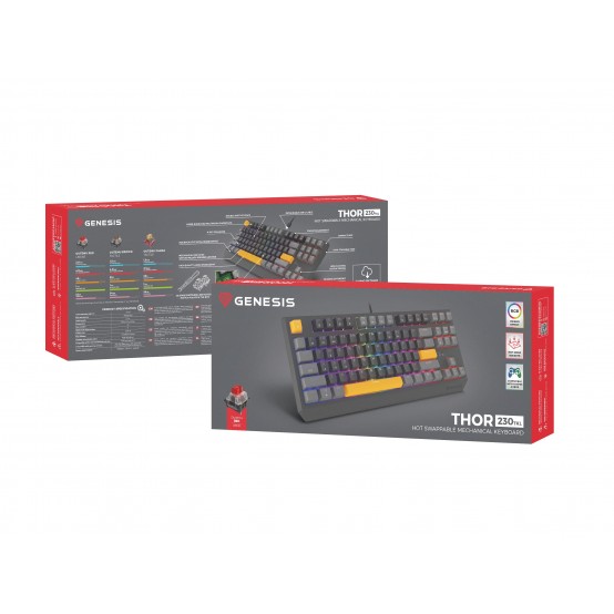 Tastatura Genesis Thor 230 TKL NKG-2081
