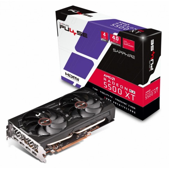 Placa video Sapphire PULSE RX 5500 XT 4G GDDR6 11295-03-20G