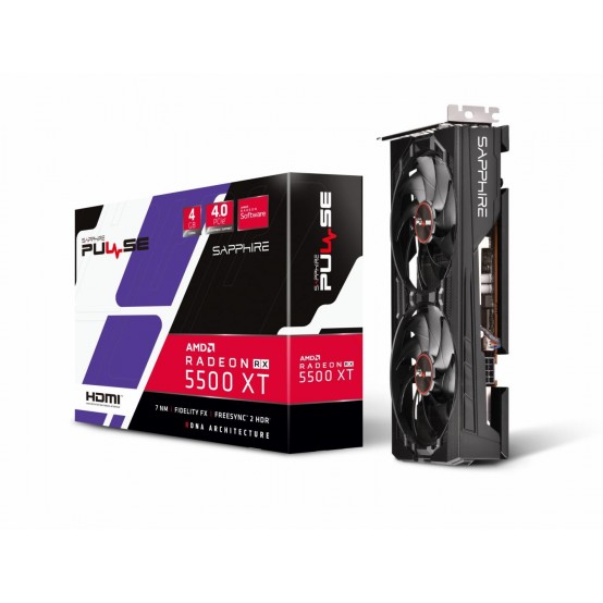 Placa video Sapphire PULSE RX 5500 XT 4G GDDR6 11295-03-20G