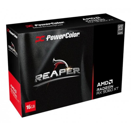 Placa video PowerColor Reaper AMD Radeon RX 9060 XT 16GB GDDR6 RX9060XT 16G-A