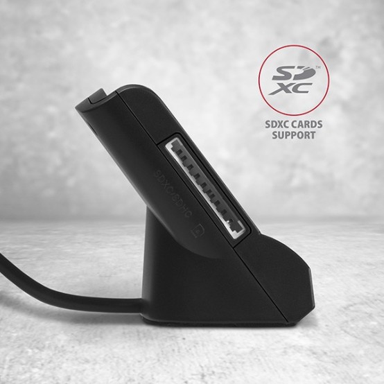 Card reader Axagon Cititor electronic carti de identitate 4-slot Smart Card, USB 2.0, SD/microSD/SIM CRE-SM2