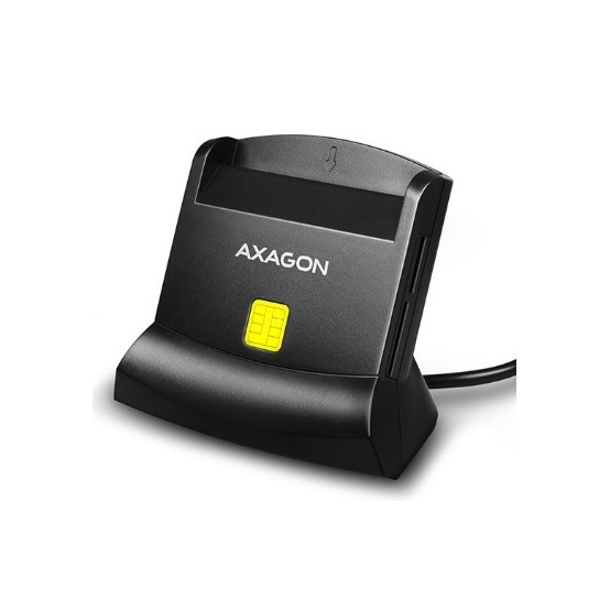 Card reader Axagon Cititor electronic carti de identitate 4-slot Smart Card, USB 2.0, SD/microSD/SIM CRE-SM2