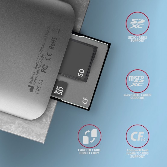 Card reader Axagon  CRE-S3