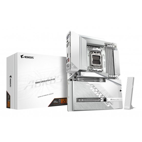 Placa de baza GigaByte B850E AORUS STEALTH ICE