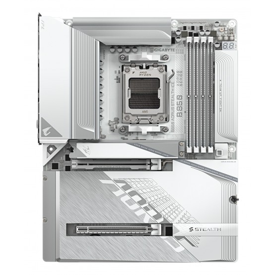 Placa de baza GigaByte B850E AORUS STEALTH ICE