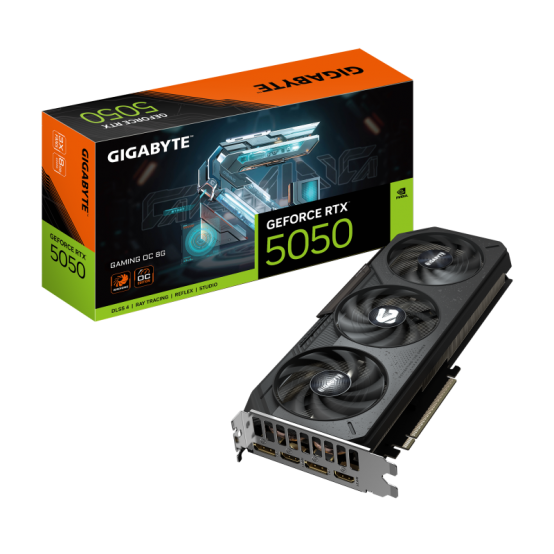 Placa video GigaByte GeForce RTX 5050 GAMING OC 8G GV-N5050GAMING OC-8GD