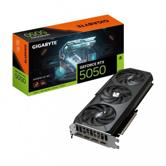 Placa video GigaByte GeForce RTX 5050 GAMING OC 8G GV-N5050GAMING OC-8GD