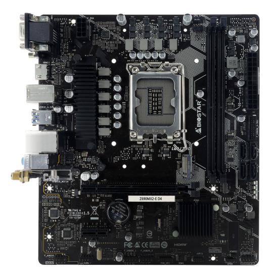 Placa de baza Biostar  Z690MX2E D4