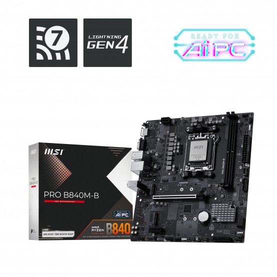 Placa de baza MSI  PRO B840M-B