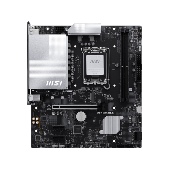 Placa de baza MSI  PRO H810M-B