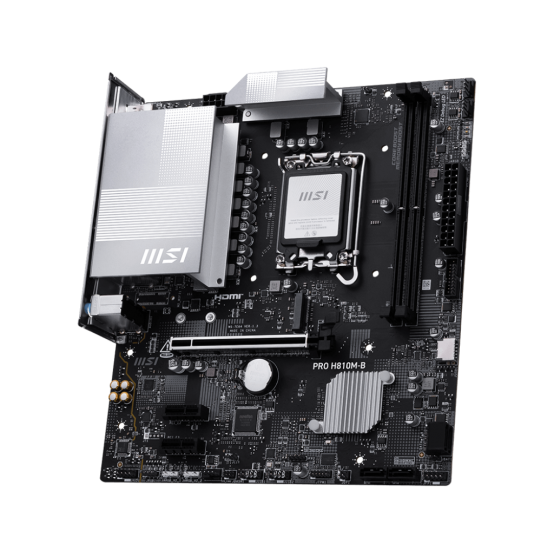 Placa de baza MSI  PRO H810M-B