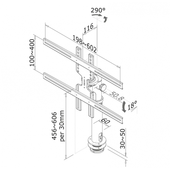 Suport Neomounts  FPMA-D1200BLACK