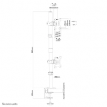 Suport Neomounts  FPMA-D550DVBLACK