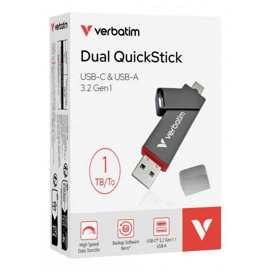 Memorie flash USB Verbatim Dual QuickStick 32043