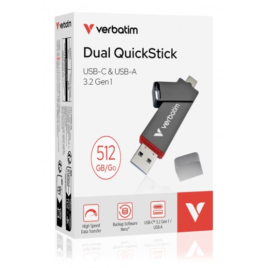 Memorie flash USB Verbatim Dual QuickStick 32042