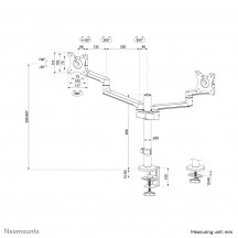 Suport Neomounts  DS60-425BL2