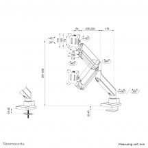 Suport Neomounts  DS70-450BL1