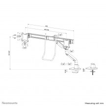 Suport Neomounts  DS75S-950BL2