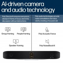 Camera web HP Poly Studio V72 Video Bar AV1E3AAAC3