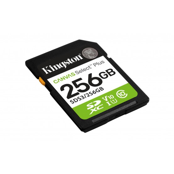 Card memorie Kingston Canvas Select Plus SD SDS3/256GB